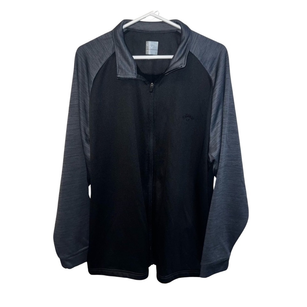 Callaway Men’s XL Golf Jacket - Black and Gray